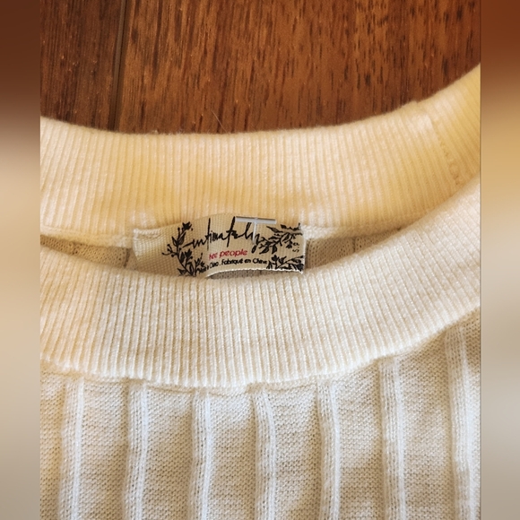 Free People Friday Morning Swit Tee Eggshell Size Small | NWOT - Picture 5 of 5